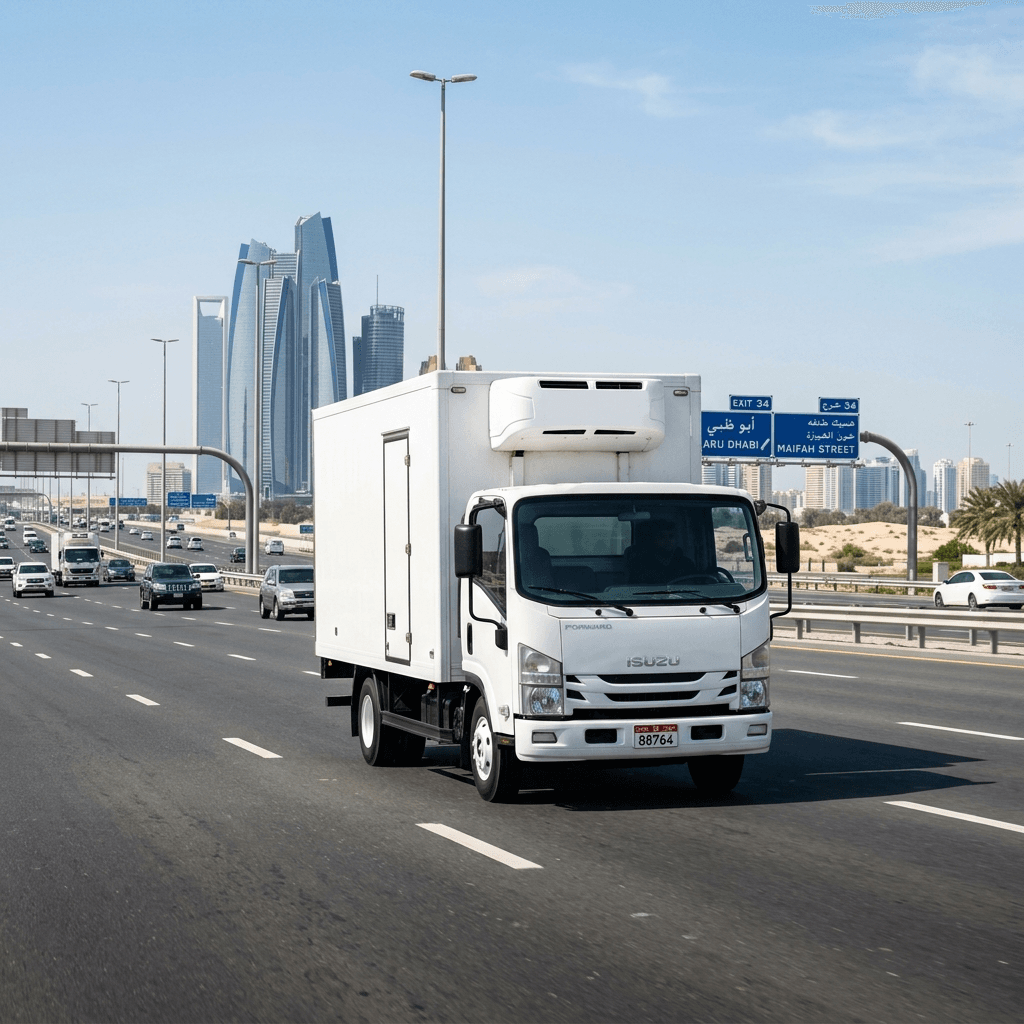 3-Ton Reefer Truck for rent in the UAE